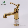 Bergaya Eropa dengan Faucet Basin Faucet Panas dan Dingin